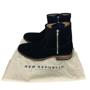 New Republic by Mark McNairy Terrance Boots Mens Size 12 Side Zip NWOT $180